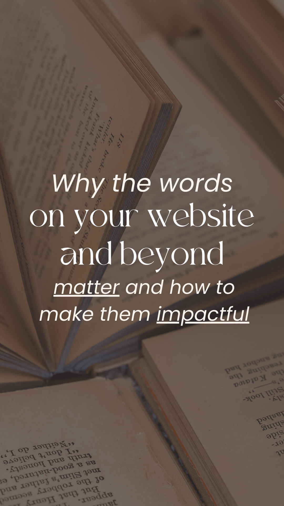 why the words on your website matter